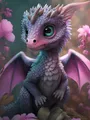 Fee Drachen Diamant Malerei Cartoon Tier Mosaik Stickerei Kinder Geschenk – Farbe HKQTA240-16