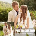 Foto Diamant Mosaik Voll Platz Runde Malerei Eigenes Foto Stickerei Kit – 1