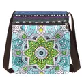 Geldbörse Diamantmalerei Mandalas aus Canvas mit Reißverschluss – Farbe Mandala B