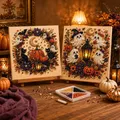 Halloween Geister Kürbis 3D Perlen Kunst DIY Set für Erwachsene – Farbe Marineblau (AD)