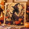 Halloween Geister Kürbis 3D Perlen Kunst DIY Set für Erwachsene – Farbe Rot (C)