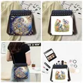 Handtasche Diamantmalerei Wolf Kristall Strass Umhängetasche – 2