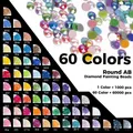 Harz AB Diamantperlen rund 2,8 mm 100 bis 200 Stück pro Farbe – 2