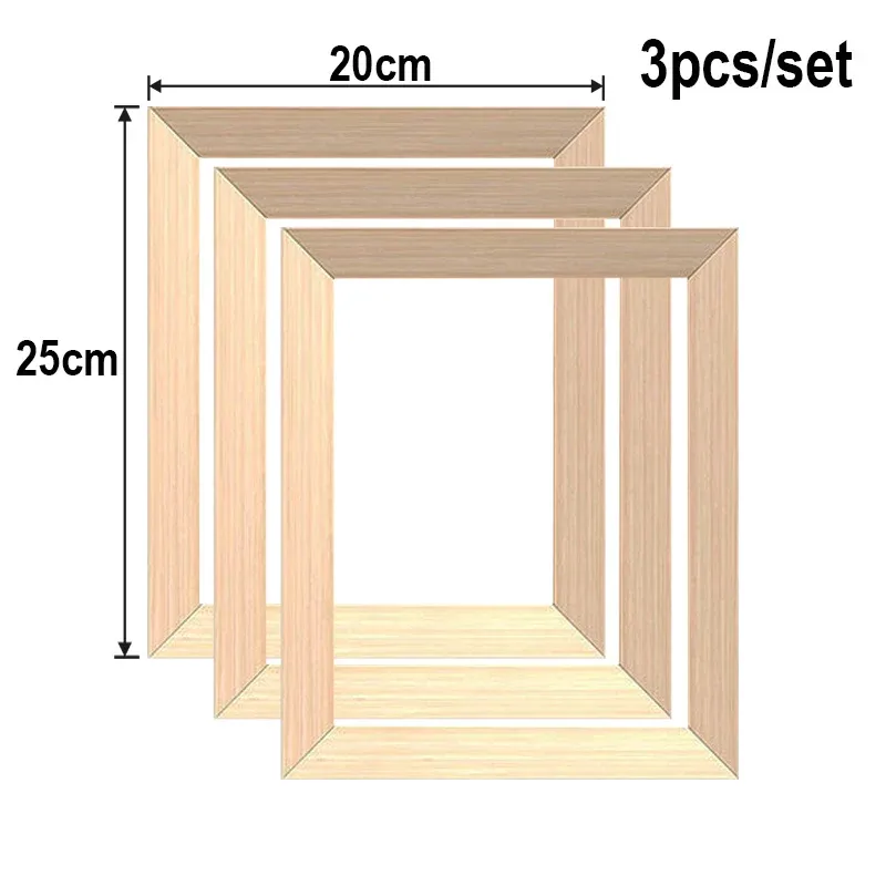 Holzrahmen Diamantmalerei 3 Stück für Leinwand Poster