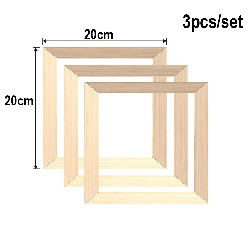 Holzrahmen Diamantmalerei 3 Stück für Leinwand Poster