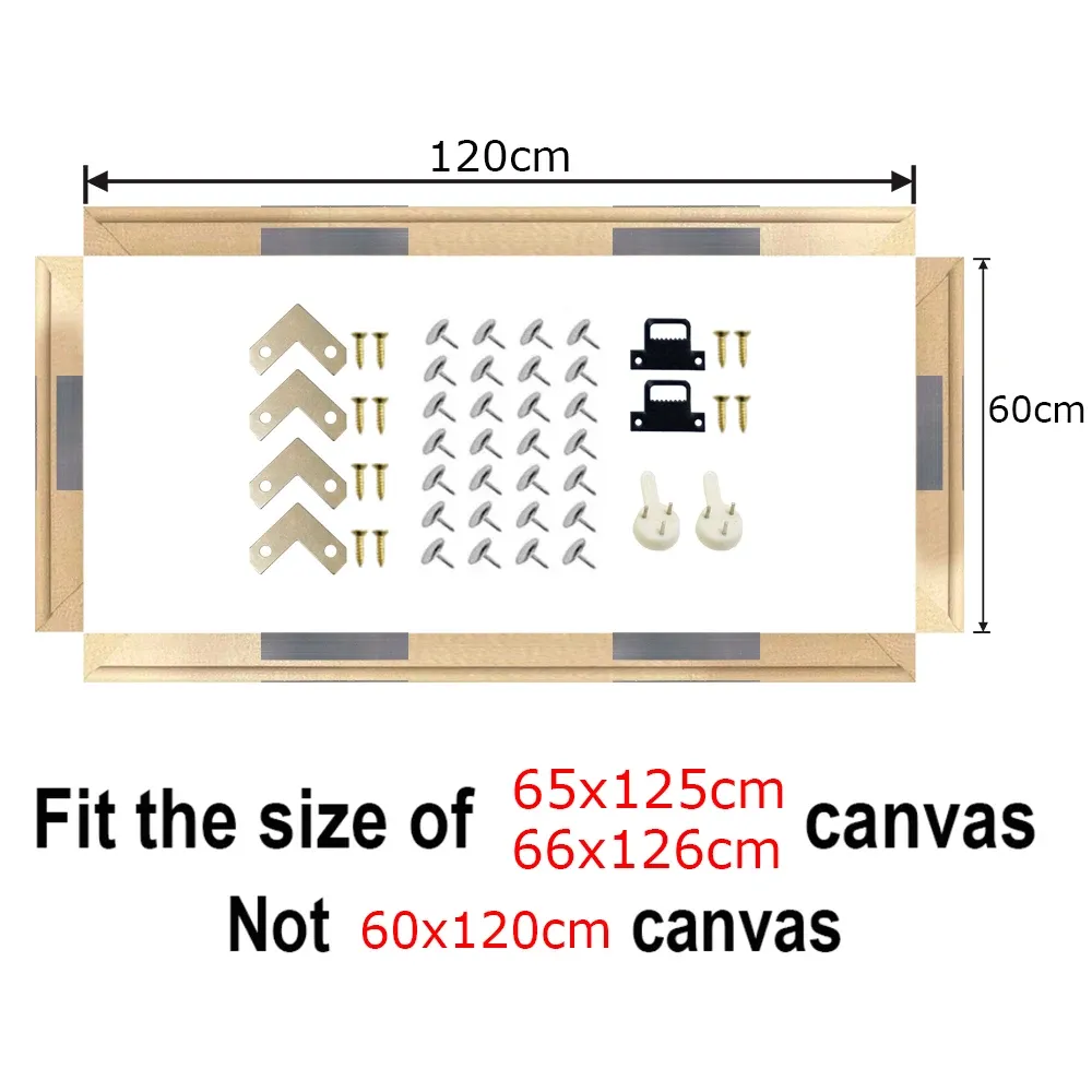 Holzrahmen Diamantmalerei für große Leinwand Poster