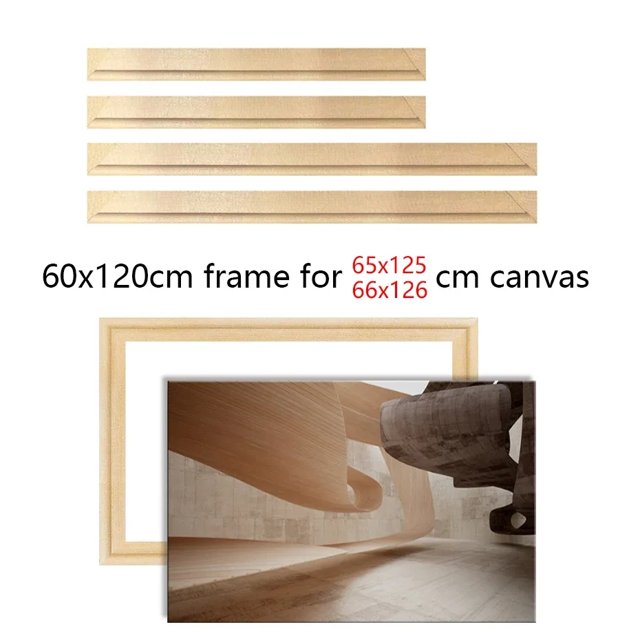 Holzrahmen Diamantmalerei für große Leinwand Poster