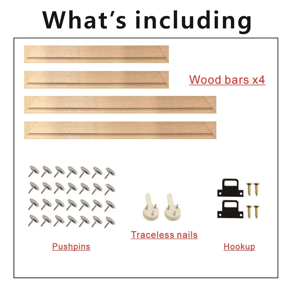 Holzrahmen Diamantmalerei für große Leinwand Poster