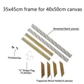 Holzrahmen Diamantmalerei für Leinwand 24 Größen – Farbe 35x45cm