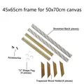 Holzrahmen Diamantmalerei für Leinwand 24 Größen – Farbe 45x65cm