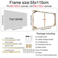 Holzrahmen Diamantmalerei für Leinwand 24 Größen – Farbe 55x115cm