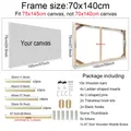 Holzrahmen Diamantmalerei für Leinwand 24 Größen – Farbe 70x140cn