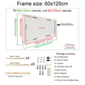 Holzrahmen Diamantmalerei für Leinwand 24 Größen mit Zubehör – Farbe 60x120cm