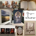 Holzrahmen Diamantmalerei für Leinwand Poster Wandkunst – 6