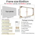 Holzrahmen Diamantmalerei für Leinwand verschiedene Größen – Farbe 65x95cm