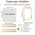Holzrahmen Kit für Diamantmalerei Leinwand verschiedene Größen – Farbe 40x40cm
