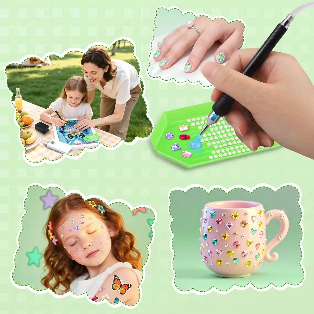 Kabelloser Diamond Painting E-Painter mit Vakuumpumpe
