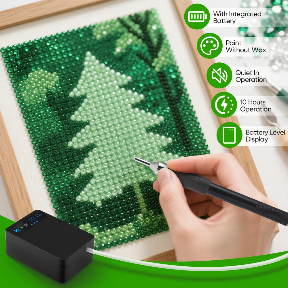 Kabelloser Diamond Painting E-Painter mit Vakuumpumpe