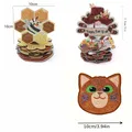 Katzen Diamantmalerei Untersetzer Set mit Halter Anti-Rutsch Holz – 2
