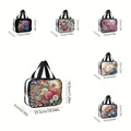 Kosmetiktasche Blumenmuster Diamantmalerei PVC transparent für Damen – 2