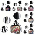Kosmetiktasche Blumenmuster Diamantmalerei PVC transparent für Damen – 5