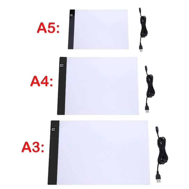 LED Lichtpad A3 A4 A5 dimmbar Augenschutz für Diamantmalerei