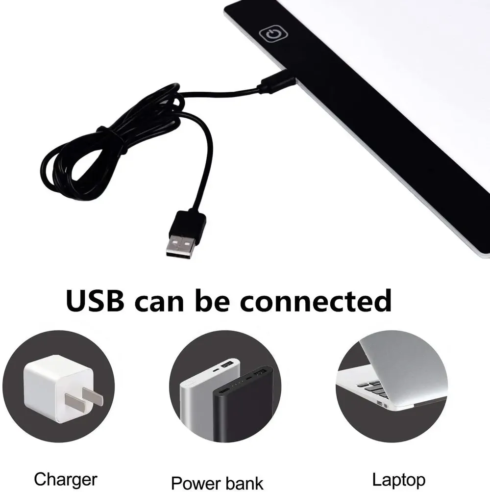 LED Lichtpad A3 A4 A5 dimmbar Augenschutz für Diamantmalerei