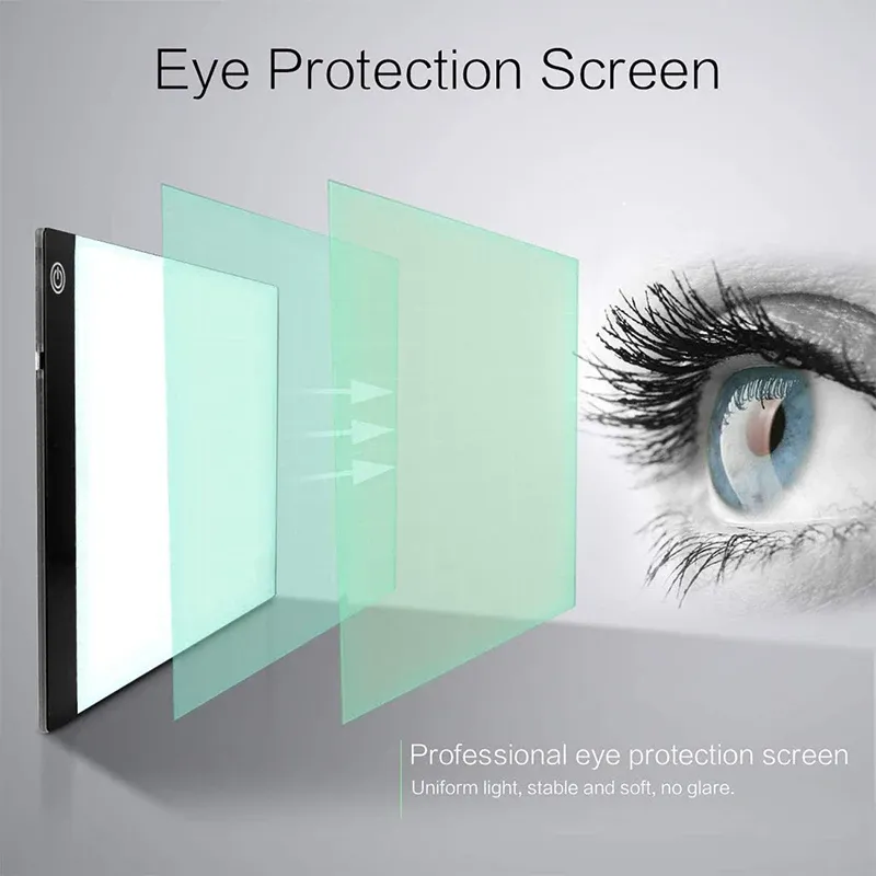 LED Lichtpad A3 A4 A5 dimmbar Augenschutz für Diamantmalerei