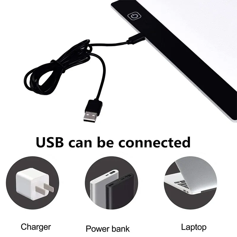 LED Lichtpad A3 A4 A5 dimmbar Augenschutz für Diamantmalerei