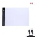 LED Lichtpad A3 A4 dimmbar Augenschutz für Diamantmalerei – Farbe A4 Black