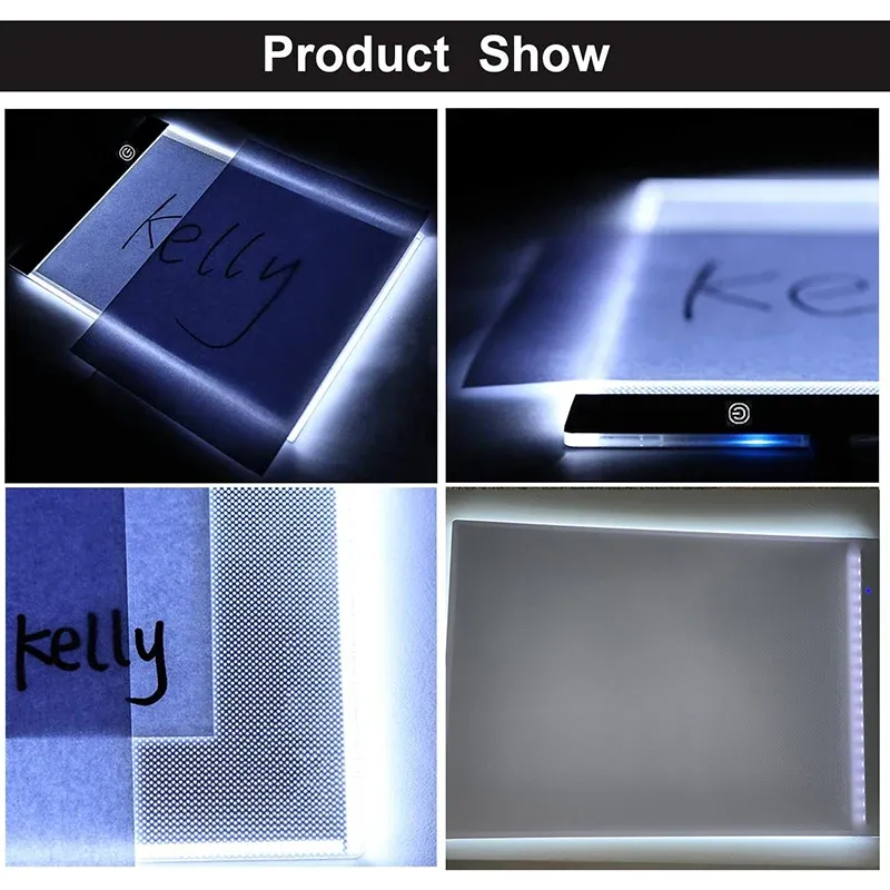 LED Lichtpad A3 A4 dimmbar Augenschutz für Diamantmalerei
