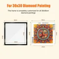 Magnetischer Rahmen Diamantmalerei für Fotos Büro Display – 6