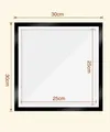 Magnetischer Rahmen Diamantmalerei für Fotos Büro Display – Color Gelb (Z)