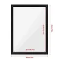 Magnetischer Rahmen Diamantmalerei für Fotos Büro Display – Color WEISS (BK)
