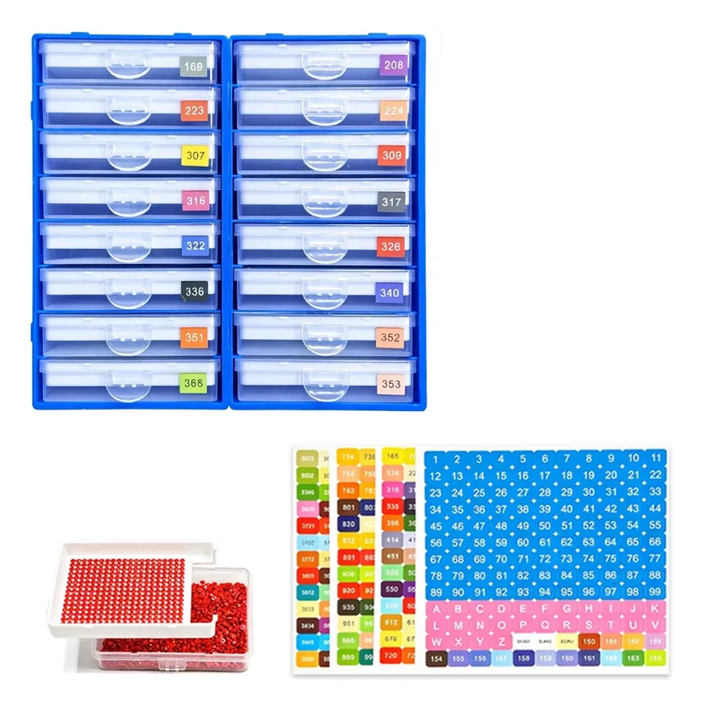 Mehrschichtige Schubladenbox für Diamond Painting Zubehör