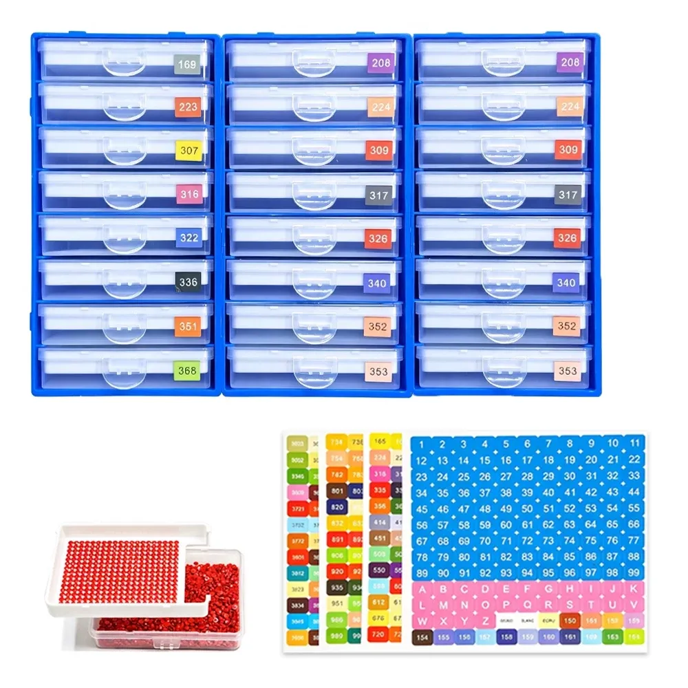 Mehrschichtige Schubladenbox für Diamond Painting Zubehör
