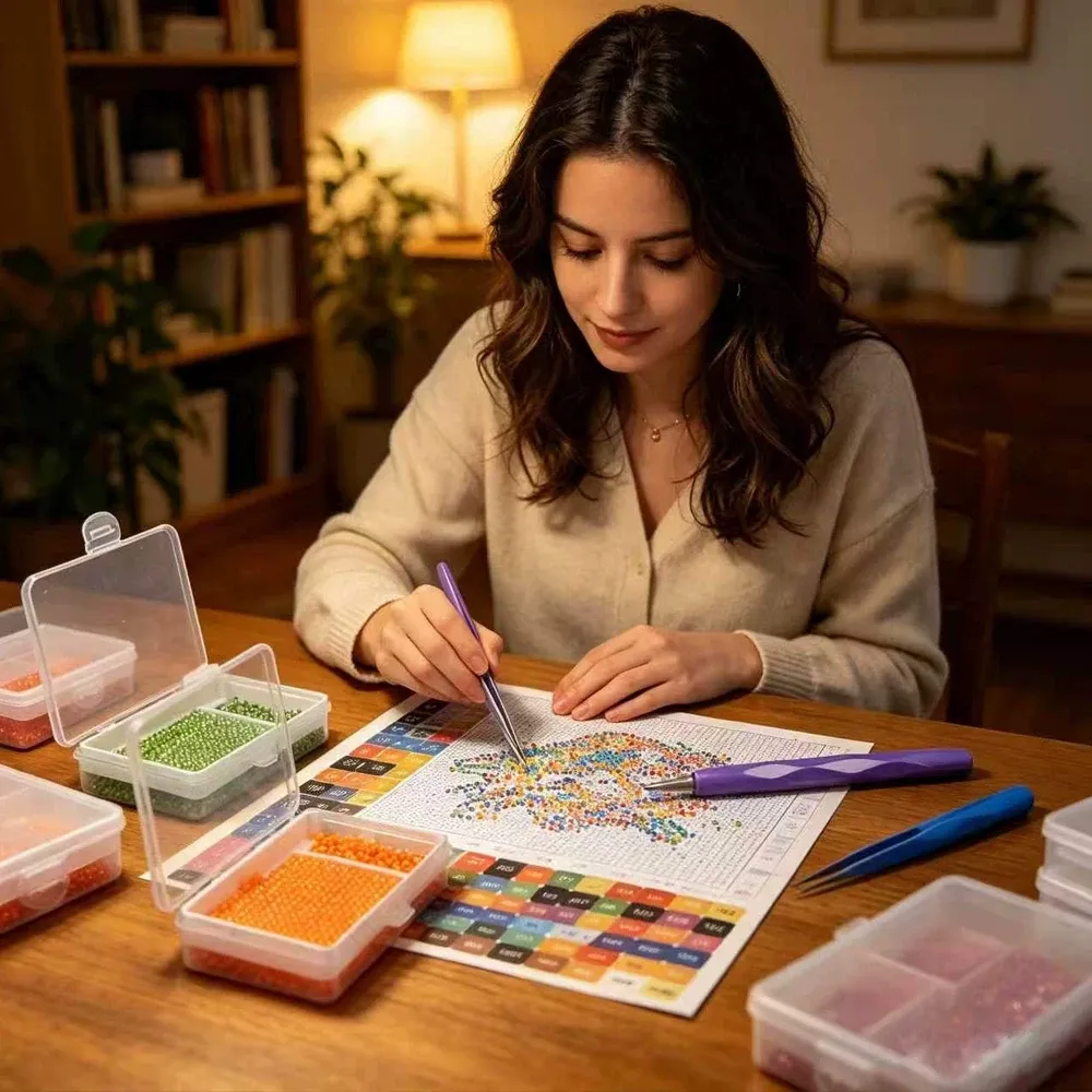 Mehrschichtige Schubladenbox für Diamond Painting Zubehör