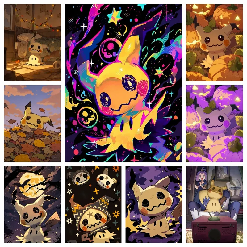 Mimikyu Diamantmalerei Set Stickerei Handgemachte Kunst Kinder Geschenk