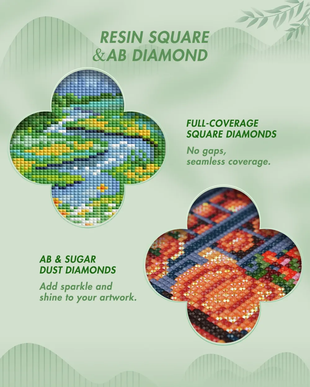 Mini Diamant Kunst Sets für Anfänger 12-teiliges Karton Stil Set