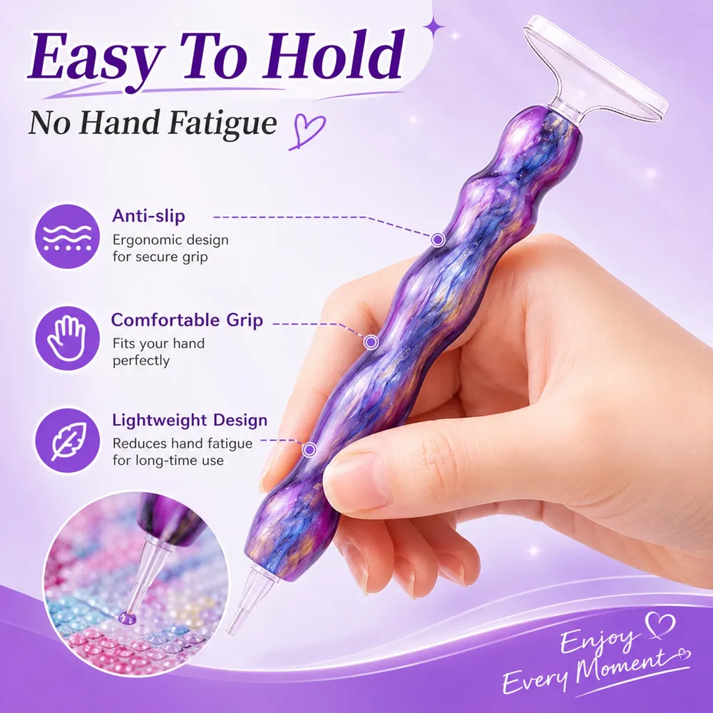 Multifunktionaler Diamond Painting Stift mit Metallspitze