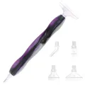 Multifunktionaler Diamond Painting Stift mit Metallspitze – Farbe F-PurpleWhite