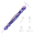 Multifunktionaler Diamond Painting Stift mit Metallspitze – Farbe G-BluePurple