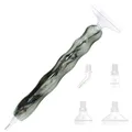 Multifunktionaler Diamond Painting Stift mit Metallspitze – Farbe H-BlackWhite