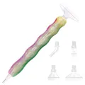 Multifunktionaler Diamond Painting Stift mit Metallspitze – Farbe H-PinkGreen