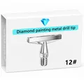 Multifunktionaler Diamond Painting Stift mit Metallspitze – Farbe Hexagon 12 Tips