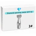 Multifunktionaler Diamond Painting Stift mit Metallspitze – Farbe Hexagon 3 Tips