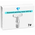 Multifunktionaler Diamond Painting Stift mit Metallspitze – Farbe Hexagon 7 Tips