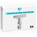 Multifunktionaler Diamond Painting Stift mit Metallspitze – Farbe Hexagon 9 Tips