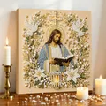 Perlenmalerei Jesus Maria 20 cm – 3