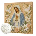 Perlenmalerei Jesus Maria 20 cm – Farbe style C
